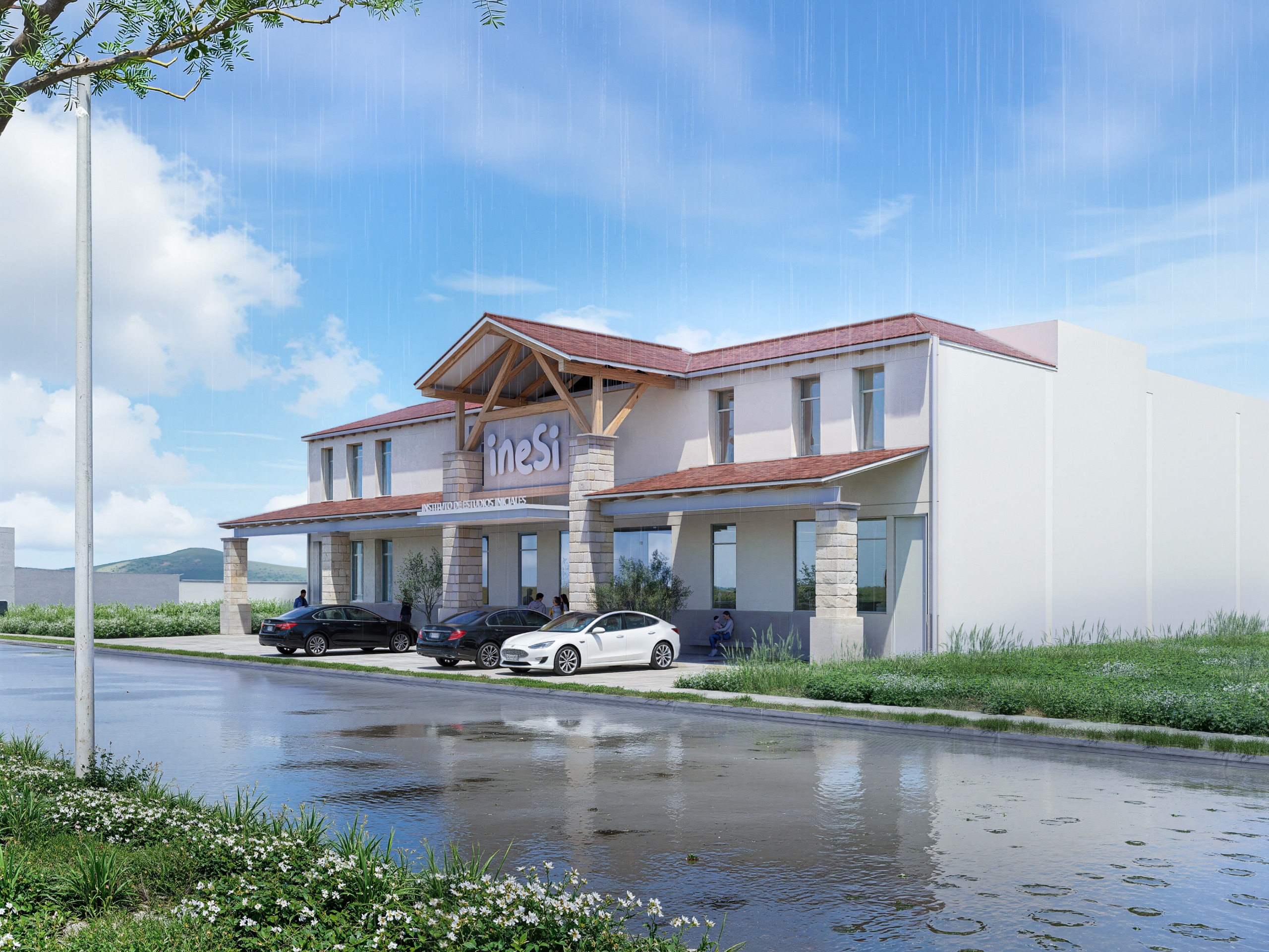 Nueva sede INESI — vista lateral